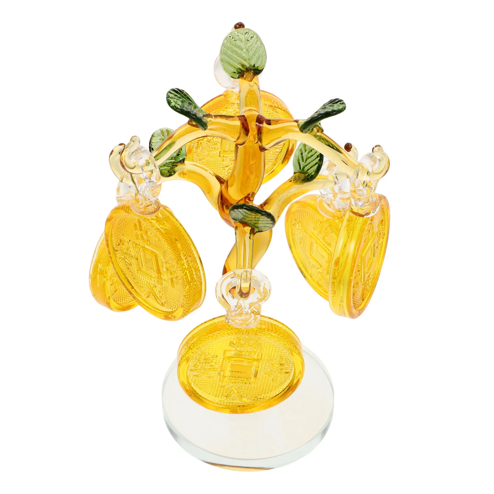 

Crystal Money Tree Decoration Feng Shui Ornament for Home Office Desktop Decor Wealth Prosperity Success Gift Money Tree