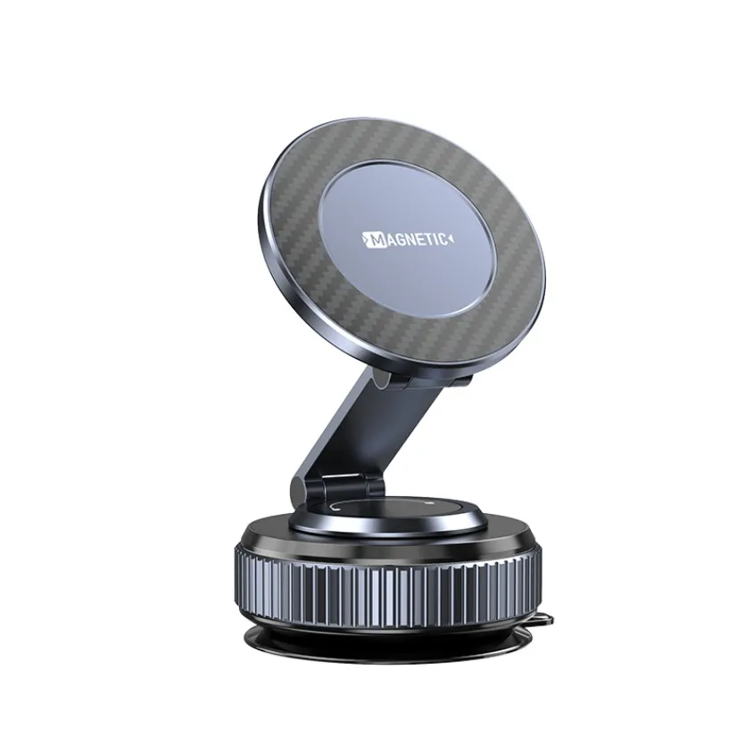 Foldable Car Magnetic Phone Holder 360° Rotation Desk Car Vacuum Suction Windshield Dashboard Mobile Holder for iPhone Samsung