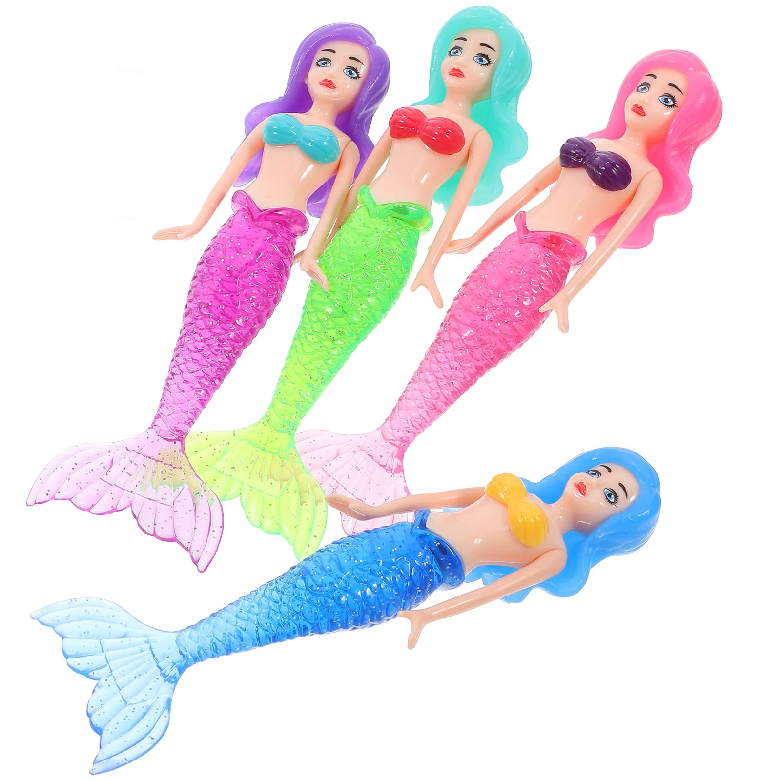 4 Pcs Pool Training Toys Mermaid Swimming for Girls Diving Kid Baby Kids Toddler Games