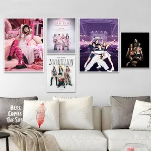 ملصقات Kpop-Poster Black Rose ، زخرفة جدارية على الحائط ، زخرفة غرفة الألعاب ، Kawaii ، لوحة عالية الدقة ، قطة ، سيارات ، فن ، 1 قطعة أعلى 6 مطرقة سوداء وردية مبيعا - رقم 4