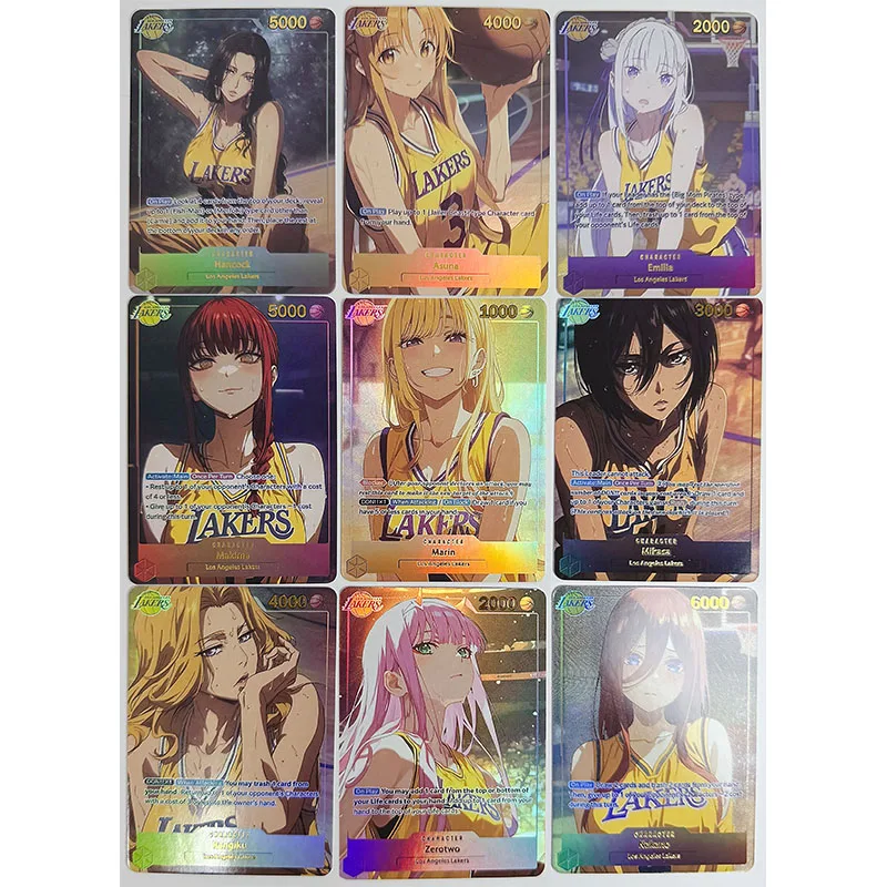 Carte della moglie carte da collezione giochi per ragazzi giocattoli giochi da tavolo regali di compleanno Anime fai da te Nahida Daki Yae Miko Boa