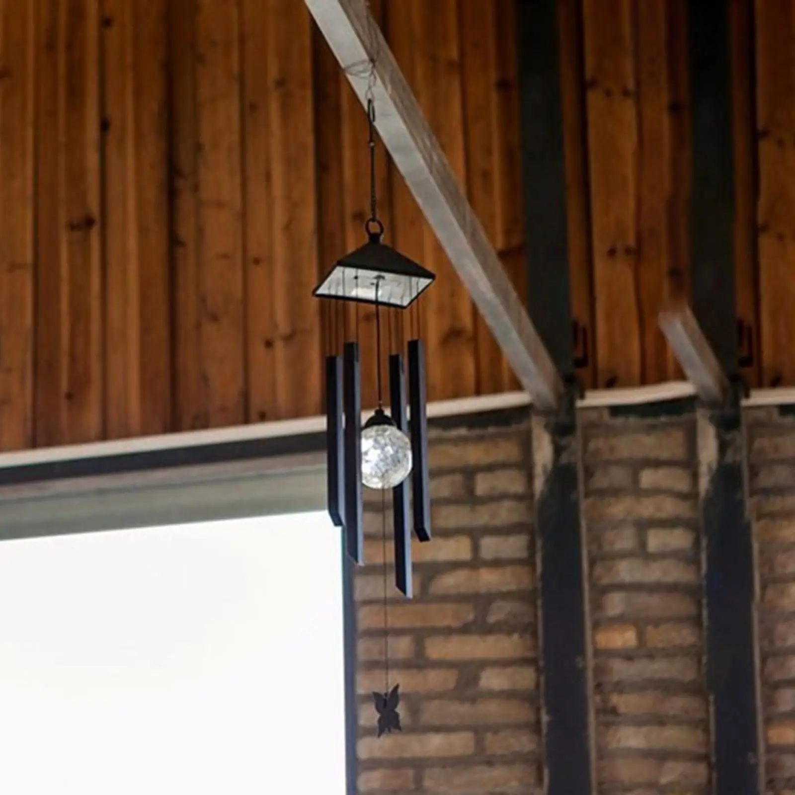 

Светильник на солнечной энергии с колокольчиком Многоцелевой мелодичный звук Высота 75 см