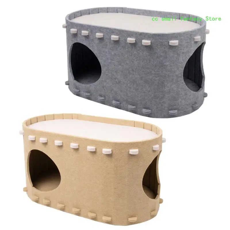 

R3MA Cave House Sleeping Bed AntiScratching Cats Cave Bed Pet Supplies