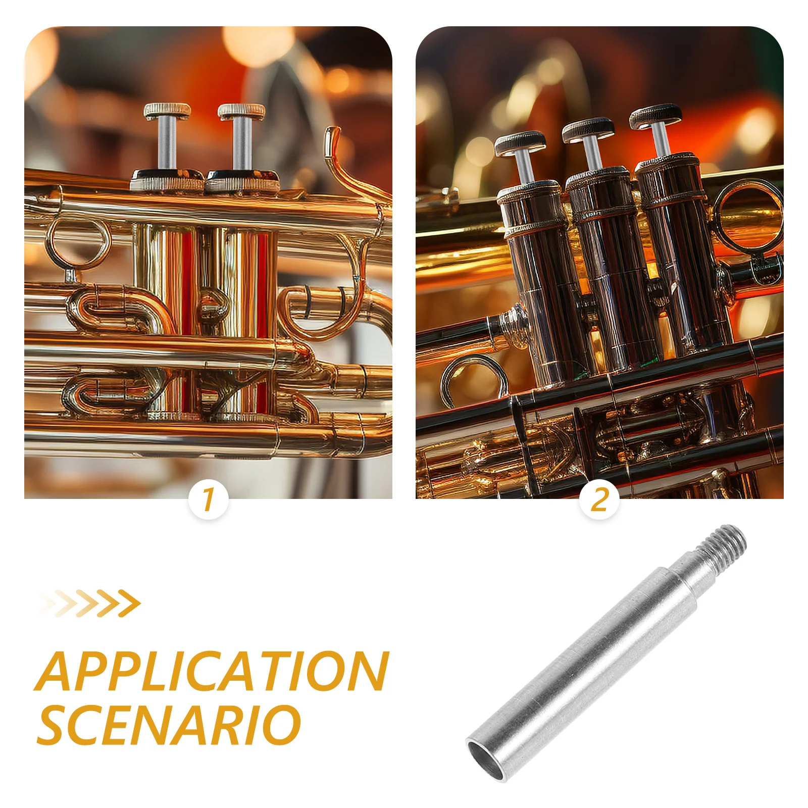 تينور القرن ربط قضيب استبدال الفولاذ المقاوم للصدأ مفتاح المكبس دائم أداة عملية ملحق إصلاح جزء