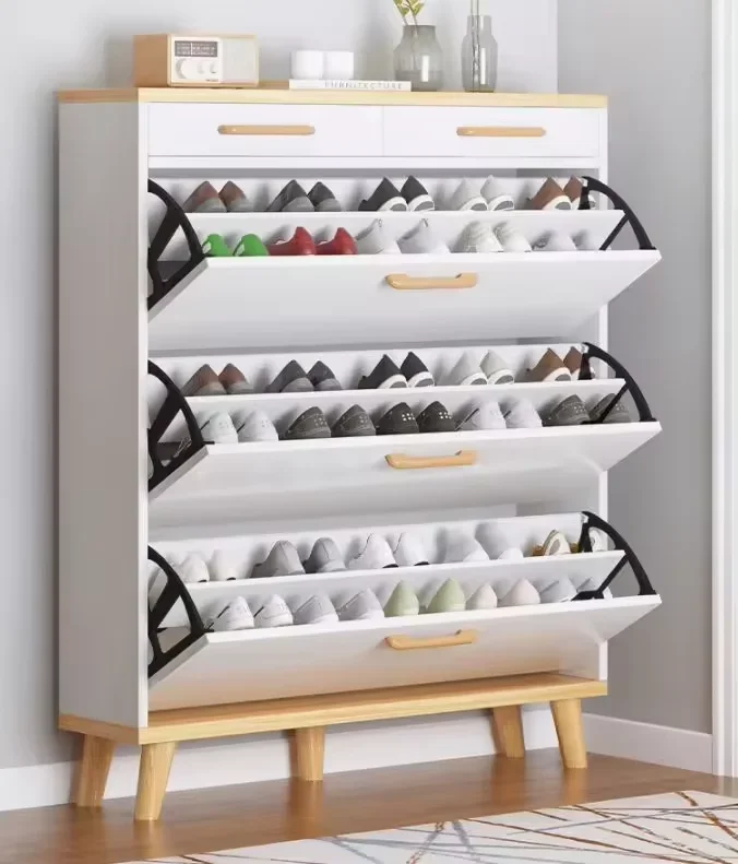 Etagere-a-chaussures-simple-en-bois-de-chene-mdf-meubles-de-maison-dortoir-armoire-a-chaussures-multicouche-pour-salon-offre-speciale