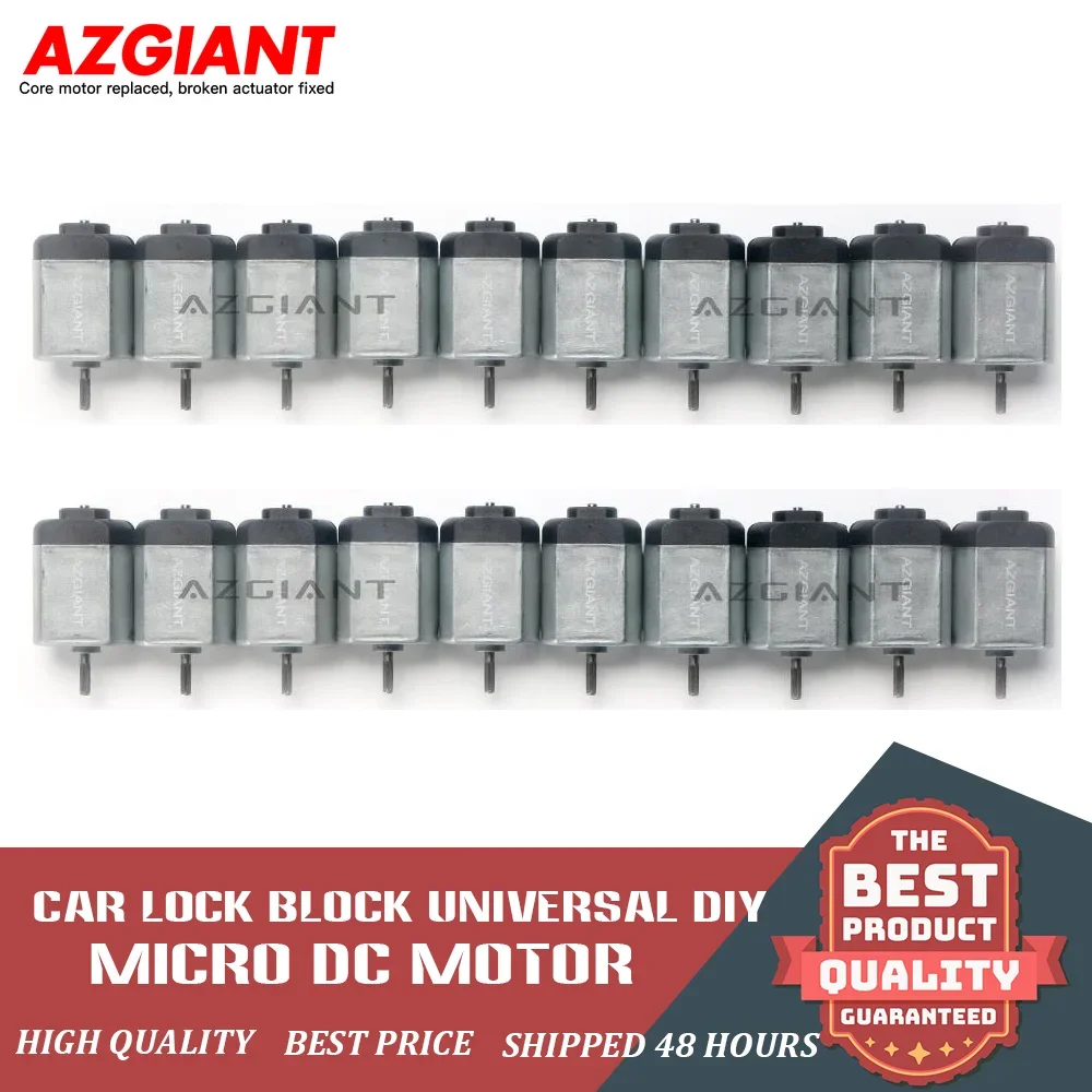 

AZGIANT 20pcs FC130 DC Motor 12V for Auto Central Locking Door Lock Rearview Mirror Folding Micro Motor 15000rpm acesssories