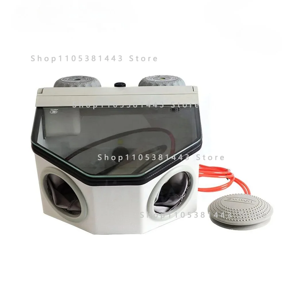 Lab Equipment Jewelry Air Sand Blasting Tools Dent Twin-Pen Sandblaster Air Prophy Polisher Sandblasting Machine