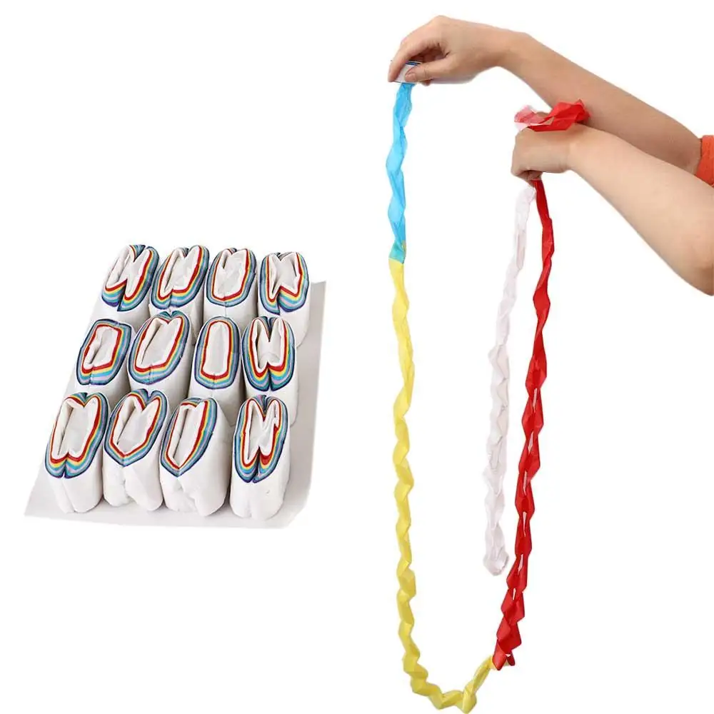 Toys Magic Tricks Interactive Toys Toy For Kids Mouth Coils Paper Mouth Pulling Paper Multi-color Streamers from Mouth Magic