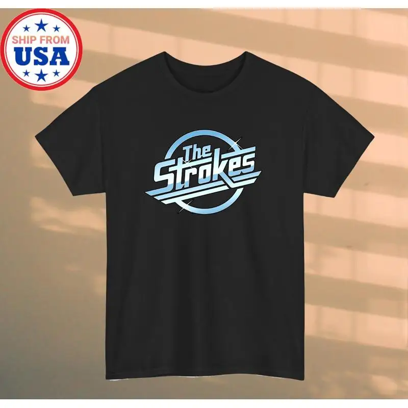

The Strokes Men's Black T-shirt Size S-5XL