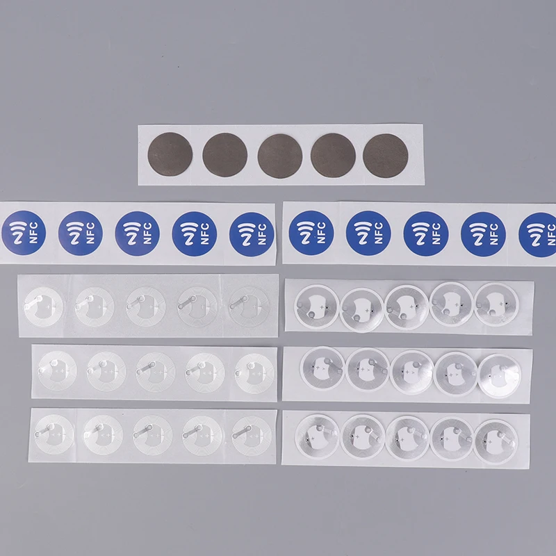 1/20/50Pcs ป้าย NFC สติกเกอร์ป้ายป้ายสติกเกอร์ RFID อิเล็กทรอนิกส์แท็ก Rewritable Secret Key สติกเกอร์แท็ก NFC