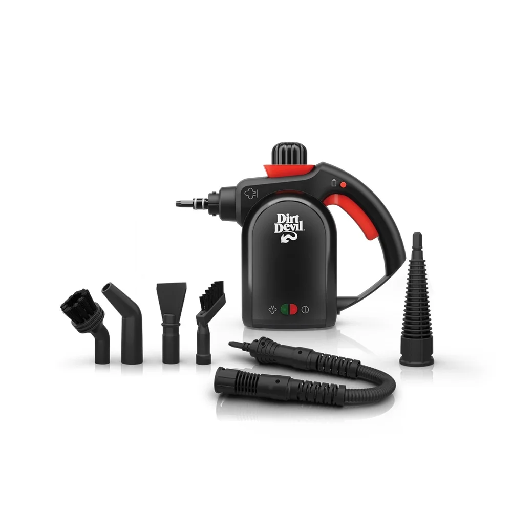 Handheld Portable Steam Cleaner 7-Piece Set Deep Cleaning Tile Grout Windows Kitchens Bathrooms with Safety Lock Steam Control