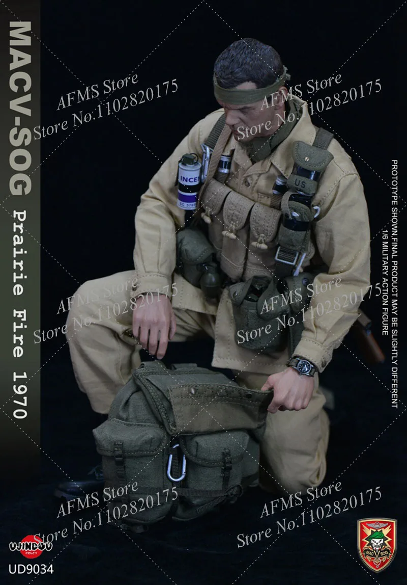 UD9034 1/6 Échelle Collection Figure Matt Damon MACV-SOG Luc enquêter 1970 Poupées Militaires 12 Pouces Hommes Soldat Action Figure Modèle