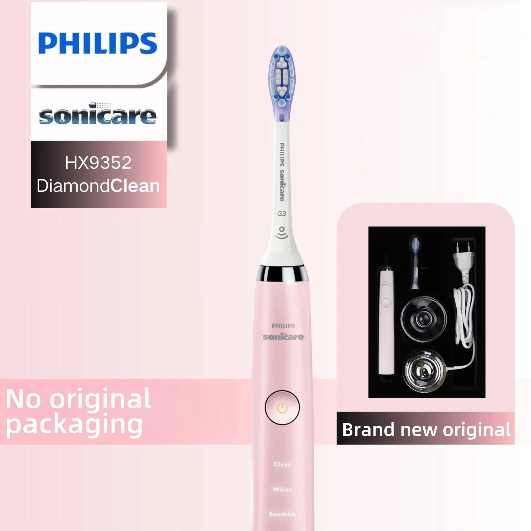 Philips Sonicare Diamond Clean HX93 Electric Toothbrush Handle, No Original Packaging, 5 Modes