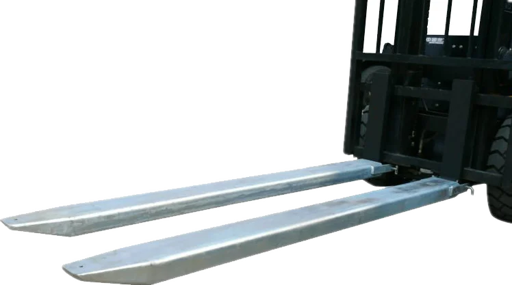 New Custom Stainless Steel 3T Loading Capacity Heavy Duty Extension Fork Pallet Extensions Forklift Extension Fork Accessories