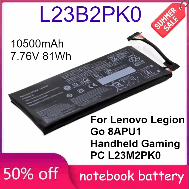 

L23B2PK0 10500mAh 7.76V 81Wh Laptop Battery for Lenovo Legion Go 8APU1 Handheld Gaming PC