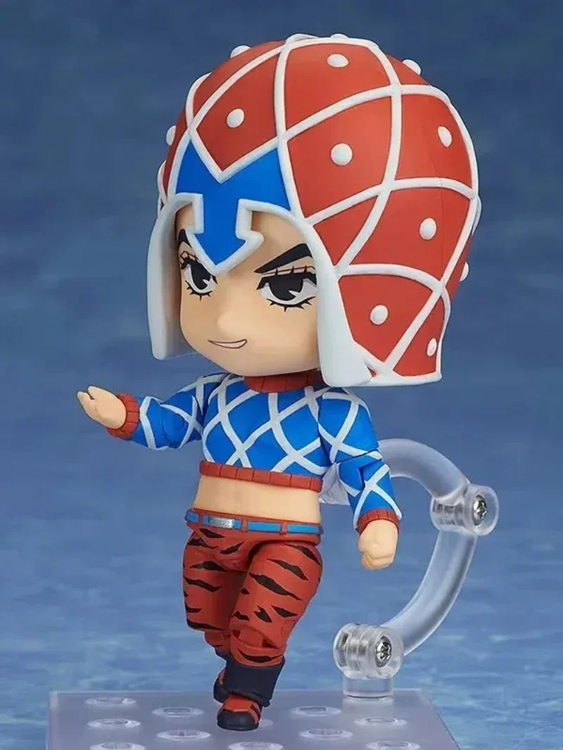 10CM Anime JoJo's Bizarre Adventure Guido Mista Q Version Gemeinsame austauschbare Actionfiguren PVC Modell Schreibtisch Dekor Spielzeug Geschenke verpackt