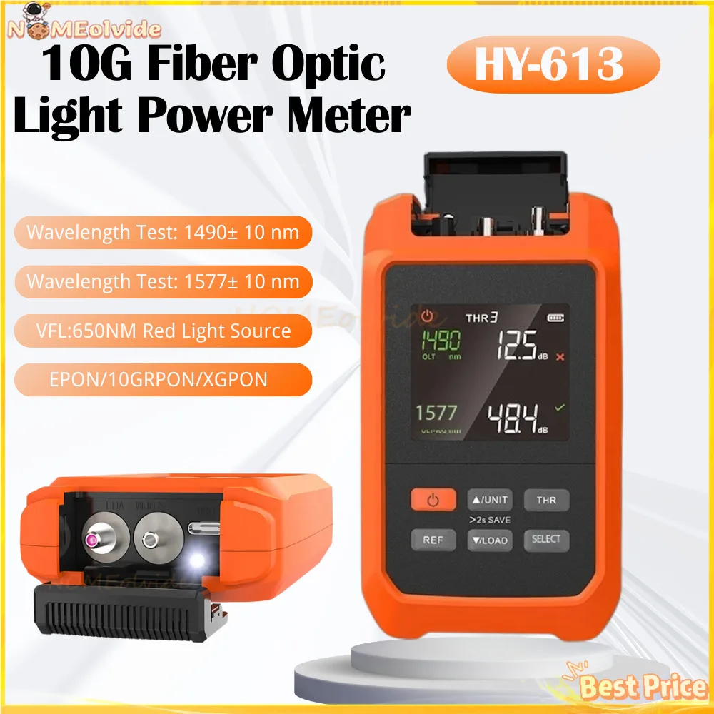 HY-316 Optical Power Meter 10G PON Wavelength Division With VFL1577/1490Nm EPON/10G EPON/XGPON