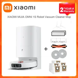 2024 XIAOMI MIJIA Omni 1S B116 Robot Vacuum Cleaners Mop Self Cleaning Empty Dock Home Dirt Disposal Machine Dust Collection