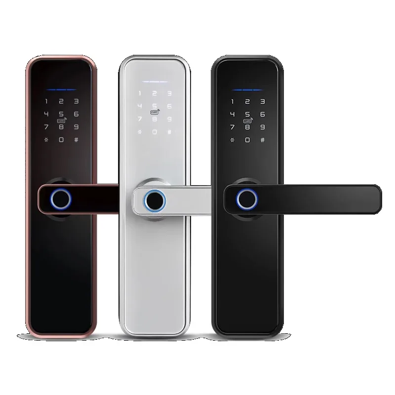 Top Quality Automatic Waterproof WiFi  Smart Lock Keyless Password Electronic Fingerprint Door Lock for Home Hotel