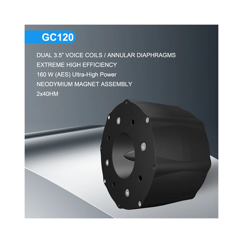 

GC120 Dual Mode LRAD Speaker - Acoustic Hailing Device with Siren & Voice Broadcast Functions