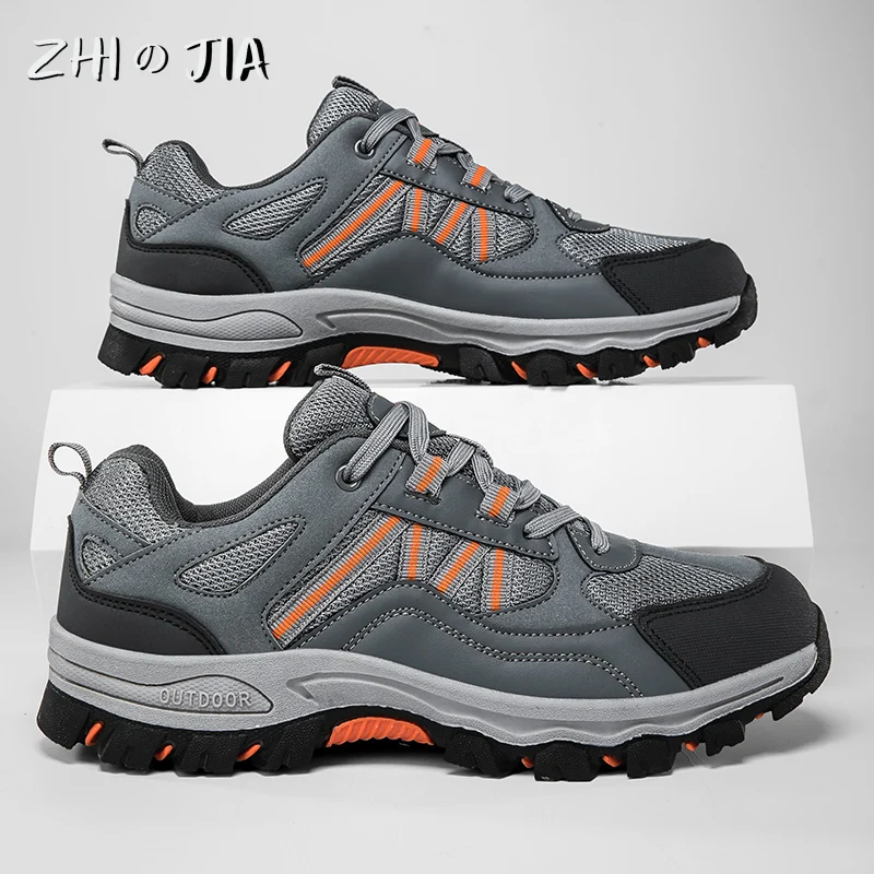 

New Large Size Anti Slip Breathable Outdoor Hiking Shoes Men's Women's Couple Casual Light Running Footwear Fitness Sneaker