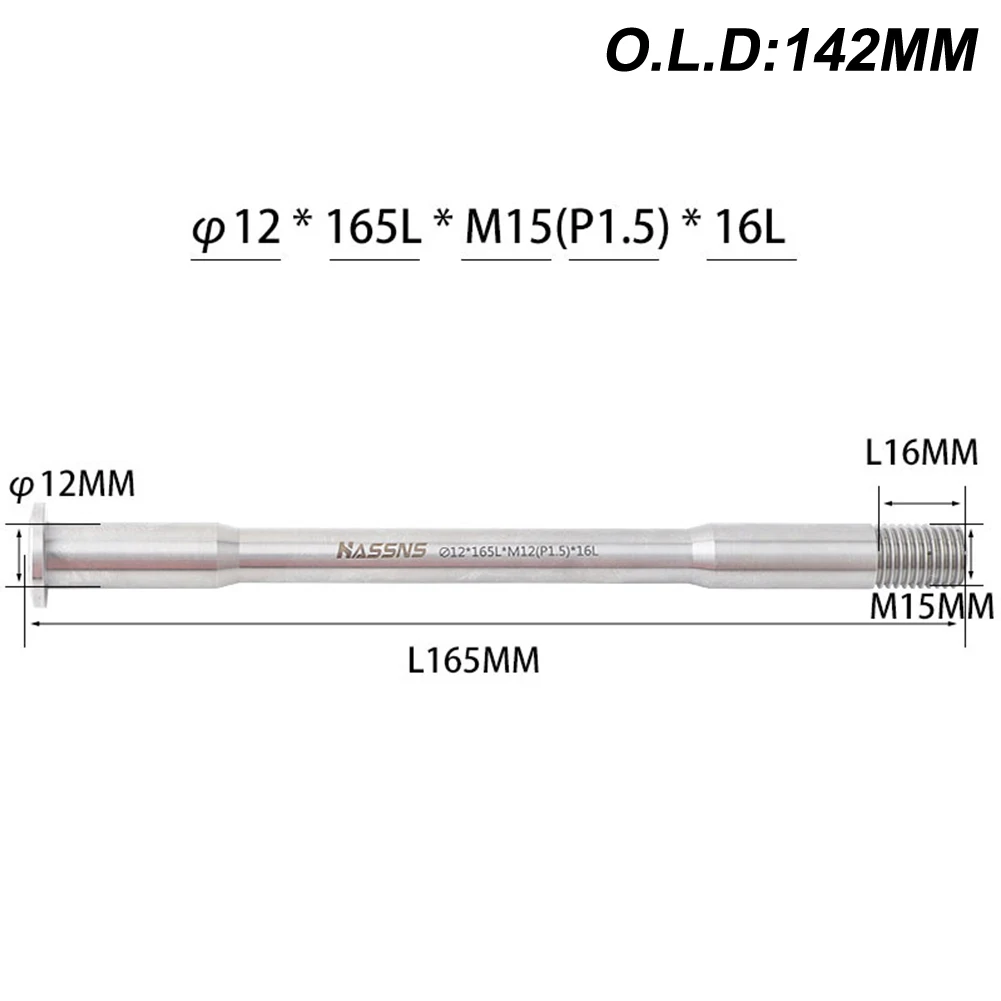 

Lightweight Ti AllFor Oy Bicycle Thru Axle Lever fFor Or 12mm For O L D Hubs Enhances PerfFor Ormance For On Any Terrain