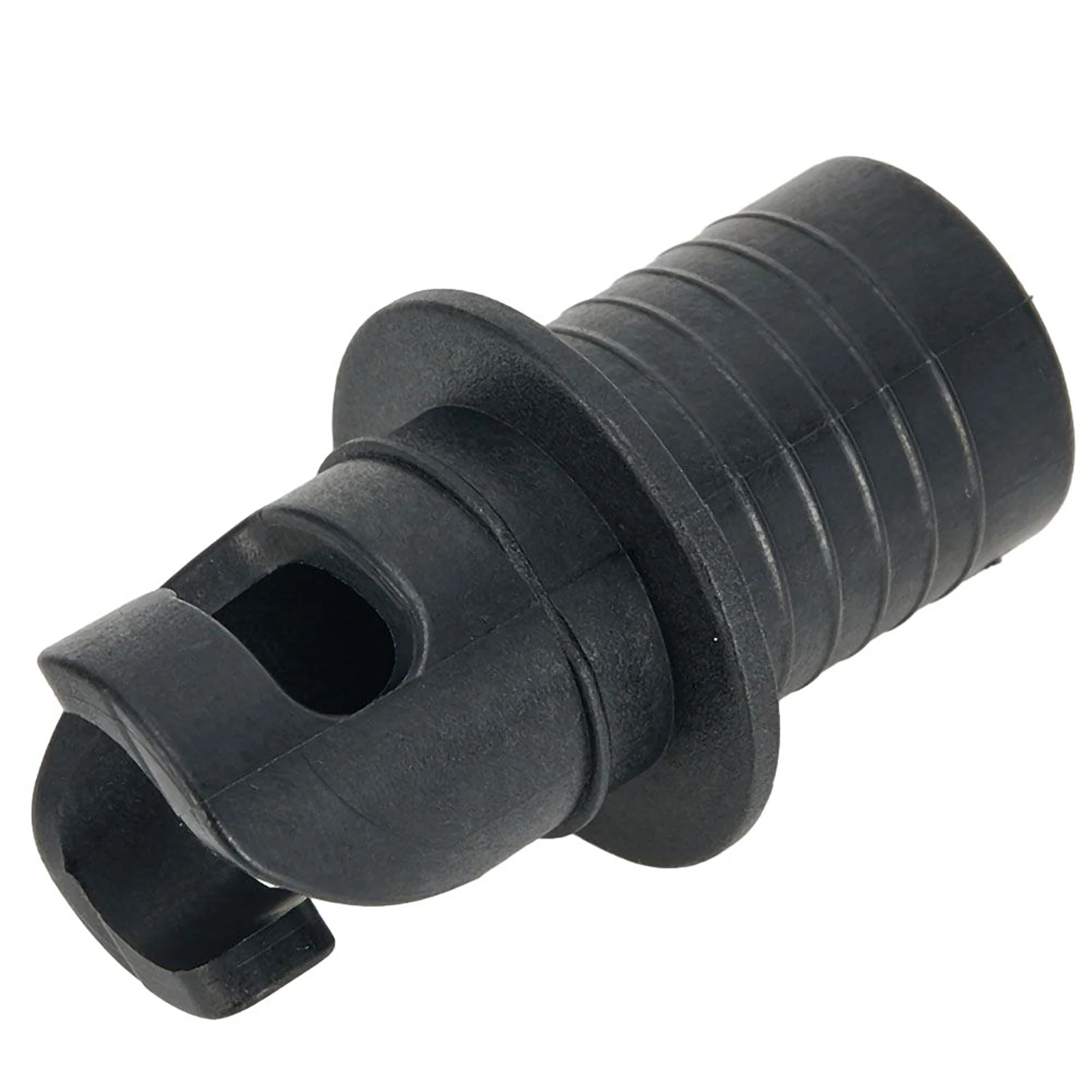 Water Sport Hose Adapter 20x46mm For Inflatable Boat For Various Kayaking High Flexibility High Strength Black Color Connector