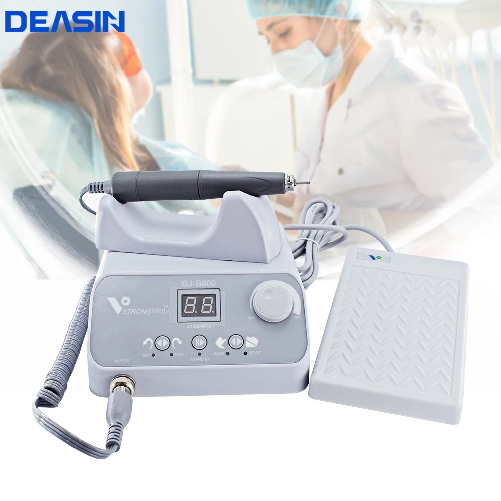 Dental Micromotor Brushless Micro Motor Polishing Machine G800 with 50K RPM Handpiece Nail Jewelry Dentistry Lab Equipment