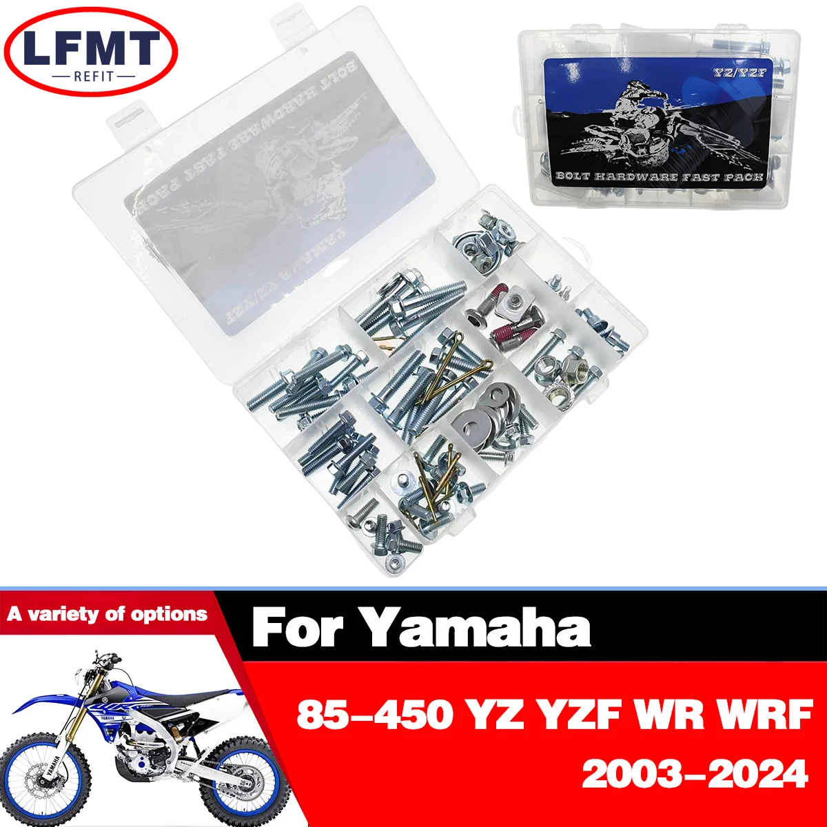 Motorcycle Full Plastics Fastener Kit Hardware Bolt Factory Style For Yamaha WR250F WR450F X FX YZ65 YZ85 YZ250 YZ450 YZ125 YZF