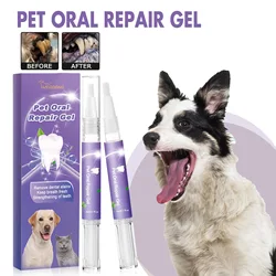 Pet Oral Repair Gel Deep Cleaning Dog and Cat Teeth Stains Oral Cleaning Care