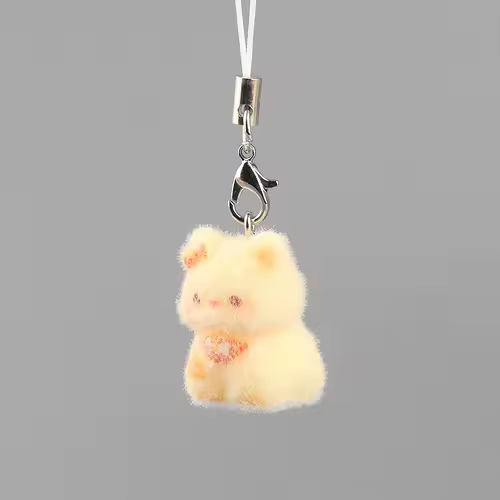 Fluffy Alpaca Elk Capybara Animal Keychains Resin Cartoon Lovely Funny Garlic Goose 3D Doll Pendant Bag Box Car Key Ring Jewelry - Image 20
