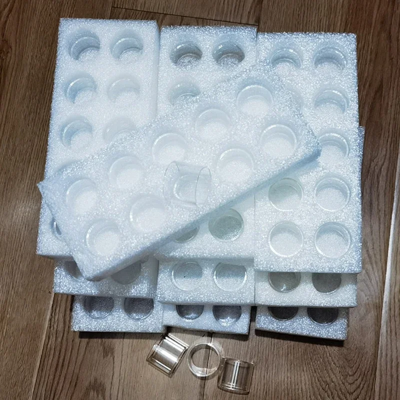 100PCS YUHETEC แก้วหลอดสําหรับ VOOPOO Uforce L TPD 2ml 3.5ml / Uforce L 5.5ml 4ml