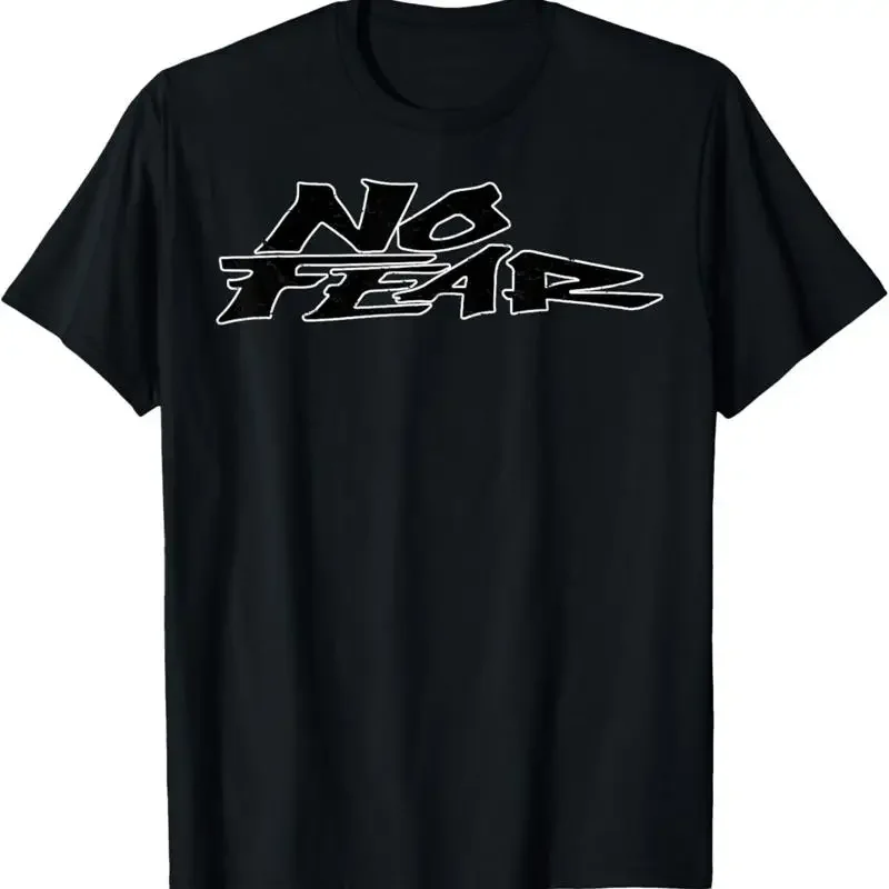 Motivational Quote No Fear Simple Vintage T Shirt