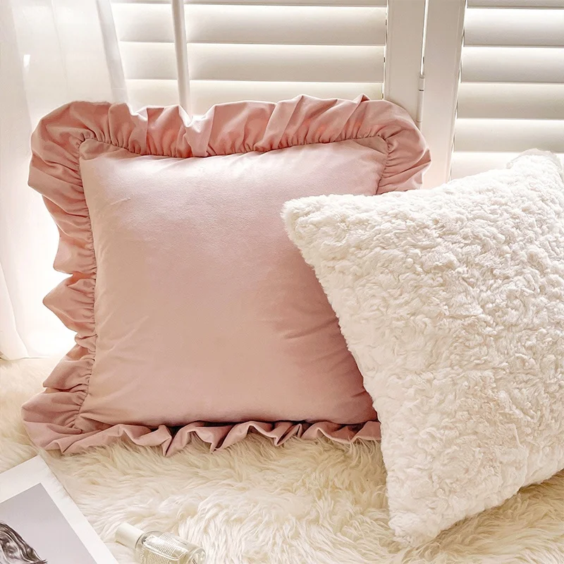 Modern Simple Style Sofa Pillowcase with Core Living Room Sample Room Bedside Pillow Cover Home Decorative Cushion Cover