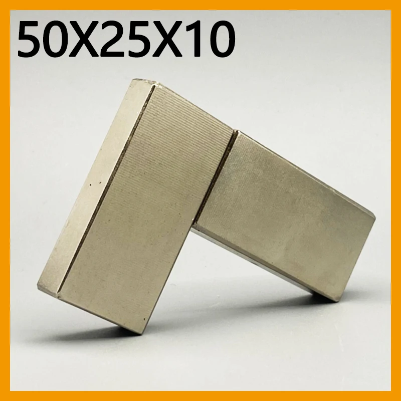 

1/2/5/10pcs 50x25x10mm Magnet Block Square for Garage Tool Kitchen Office Craft Refrigerator Whiteboard 50*25*10mm Accessory