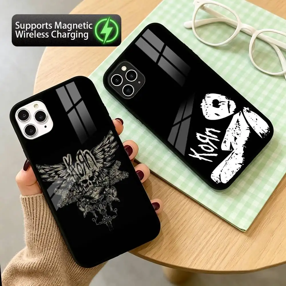 Rock Band K-Korn  Phone Case For iPhone17,16,15,14,13,12,11 Plus,Pro Compatible with magnetic wireless charging