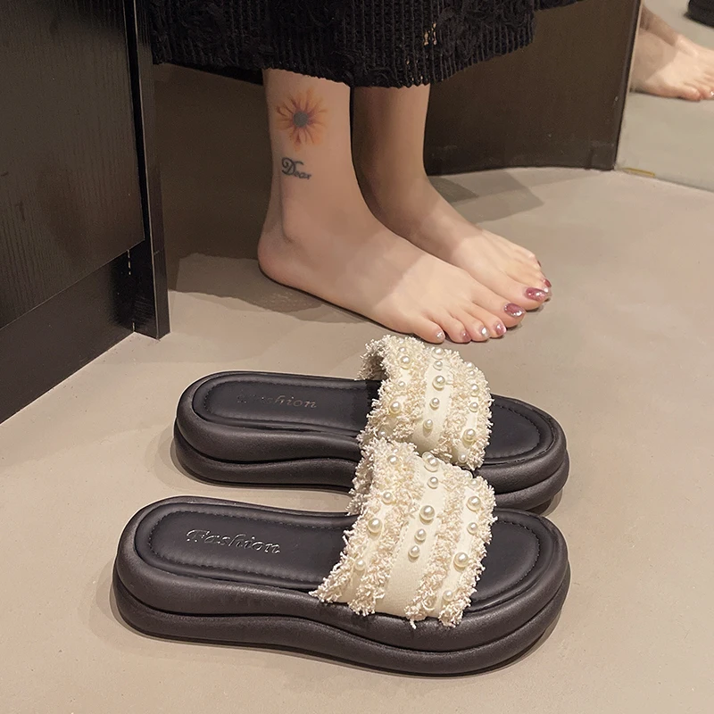 

Shoes Slippers Flat Slipers Women Slides Shale Female Beach 2025 Rubber Sabot Scandals Shoes Womens Slippers Outdoor Slides Shal