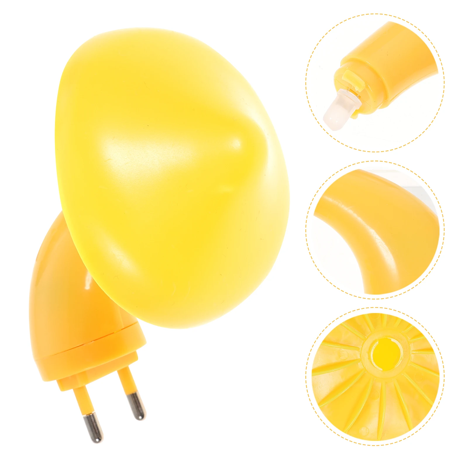 

Mushroom Night Light LED Bedroom Lamp Plug-in Energy Saving Soft Yellow Room Decor Mini Night Lights