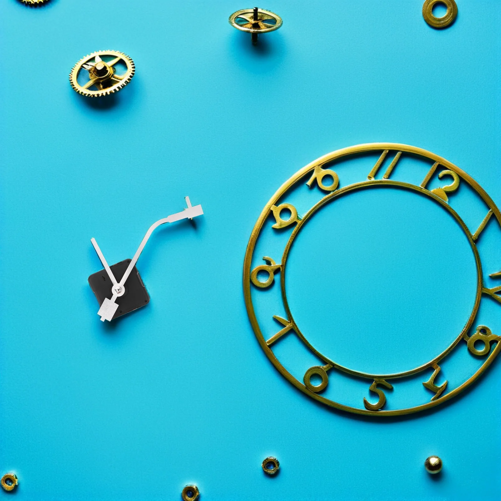 

1 Set Black Vinyl Record Clock Mechanism Kit For Diy Home Decor Repair Clock Accessory Tool Kit Compatible With Turntable Stylus