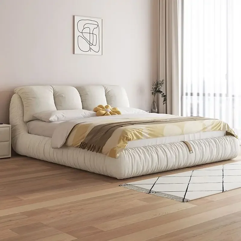 Lit double doux de luxe léger en tissu tatami simple