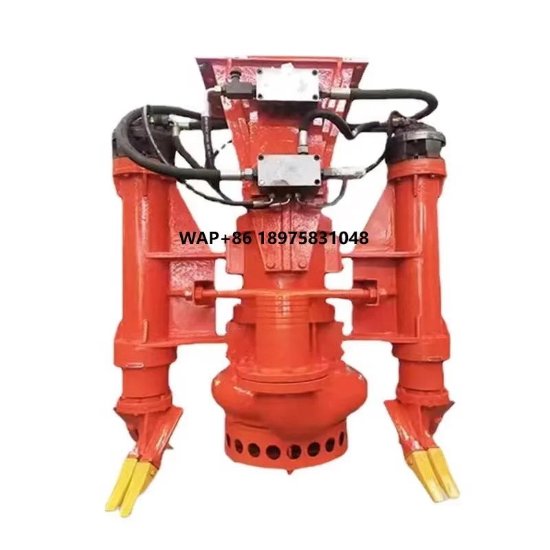 High pressure excavator sand pump hydraulic slurry pump big hook river dredging mud discharge OEM can be customized