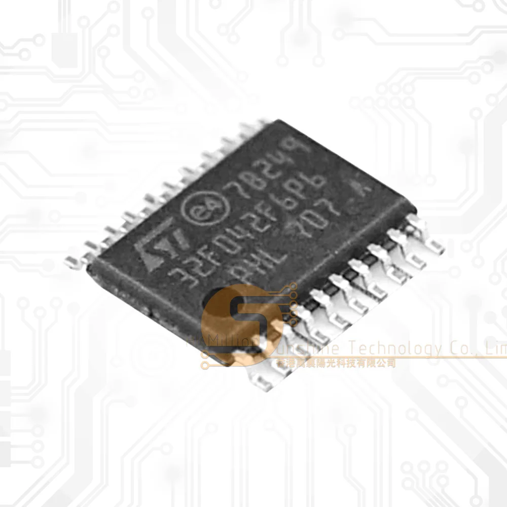 

Free shipping 10PCS STM32F042F6P6 STM32F042 32F042 TSSOP-20 IC MCU 32BIT 16KB FLASH