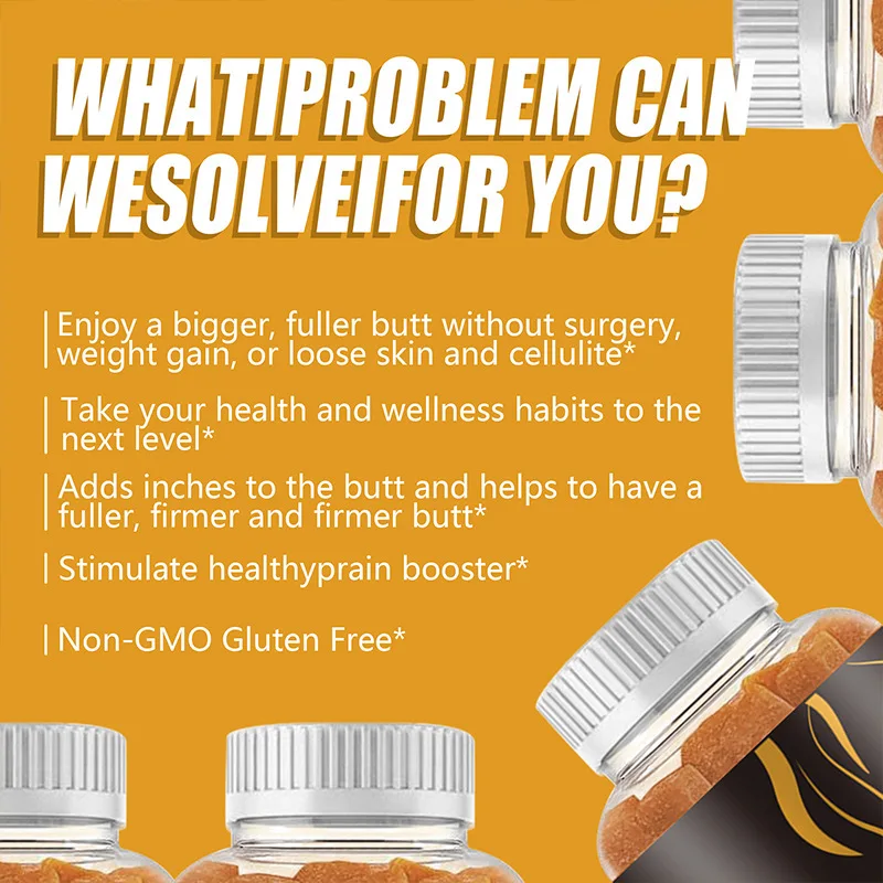 

Butt lifting and breast augmentation gummies promote growth, beautify the skin, and balance hormone levels