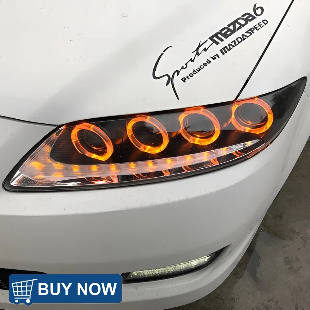 

Auto Headlights Assembly For Mazda 6 2003-2015 LED Car Front Lamps Upgrade High Quality DRL 4 Projector Lens Tools Accessories