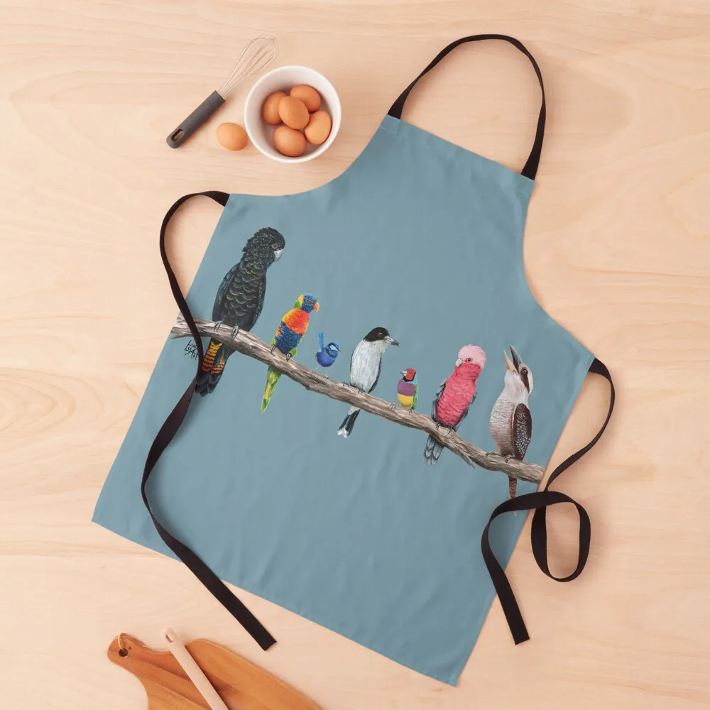 

Australian Birds Apron Woman Kitchens kitchen utensil Kitchen on the wall Apron