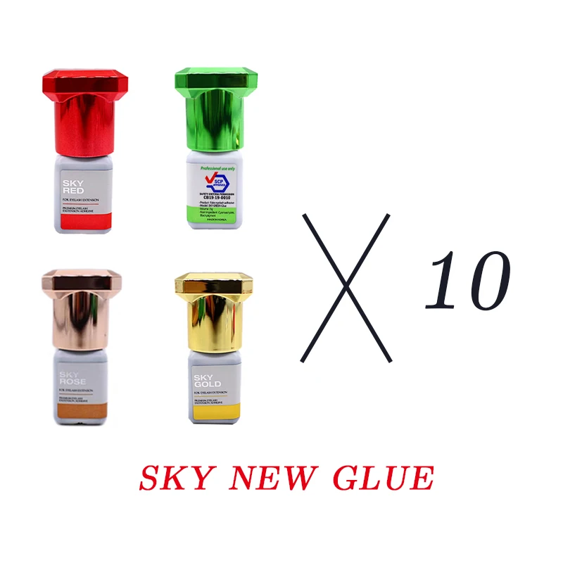 New Sky Glue For Eyelash Extensions Original Korea 5ml Professional Mild Non-irrititing Natural Waterproof Adhesive Makeup Tools