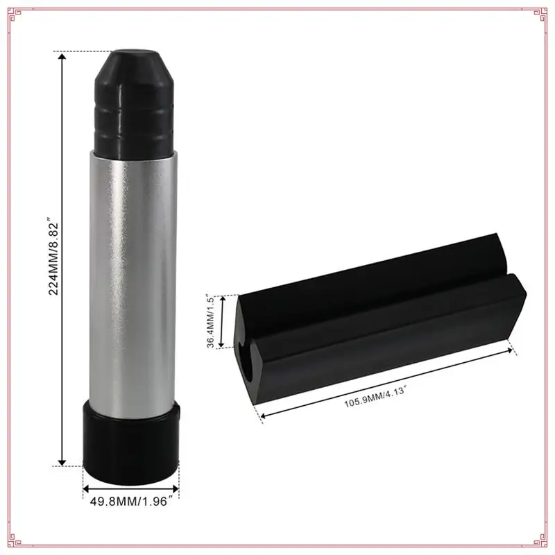 قفل محرك دعم من الألومنيوم من Transom للوحات الخارجية للقوارب ومحركات ستيرن مع 3 حواف وإمالة، وقضيب حماية التوقف