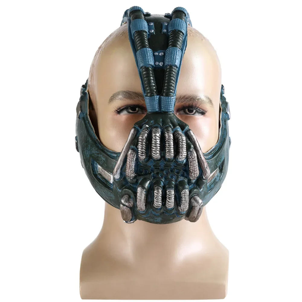 The Knight Bat Bane Cosplay Props, Latex Mask, Punk Masquerade Party Helmet, Halloween Carnival, Movie