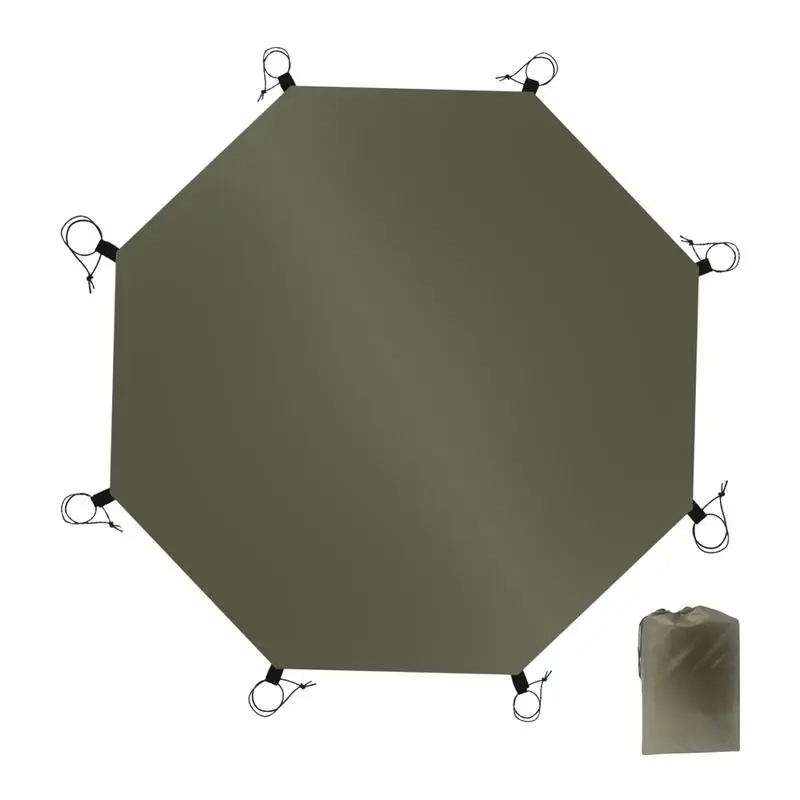 

Ножной след палатки, брезент для кемпинга, восьмиугольный лист для кемпинга, восьмиугольный уличный водонепроницаемый коврик для палатки для кемпинга, пикников Pla