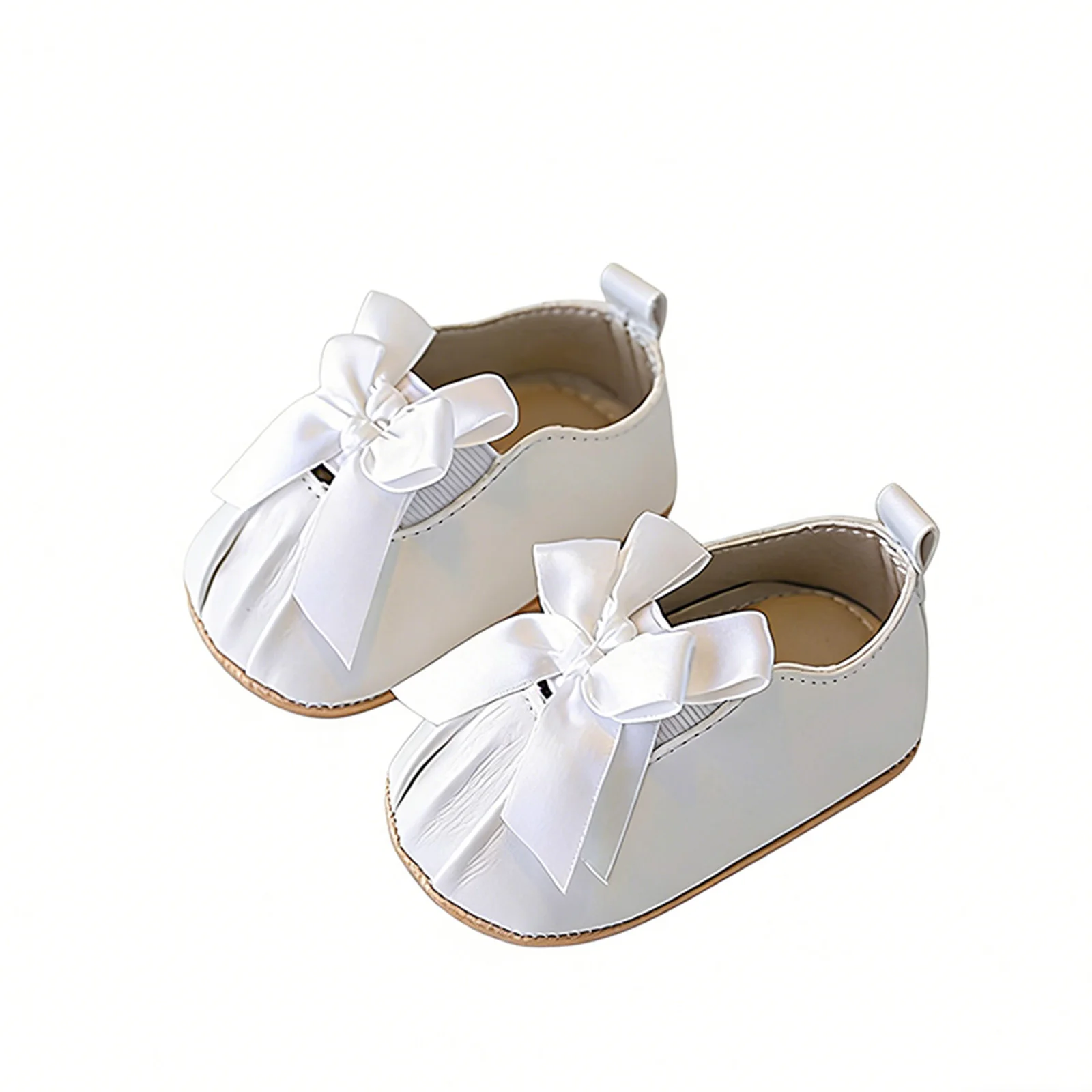 

Обувь Мэри Джейн для маленьких девочек от 0 до 18 месяцев с бантиками, нескользящая прогулочная обувь на мягкой подошве для маленьких девочек, обувь для первых прогулок, нарядная обувь